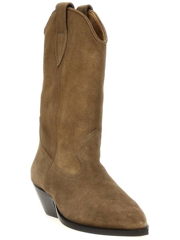 Duerto Suede Middle Boots Brown - ISABEL MARANT - BALAAN 3