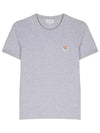 Fox Head Patch Regular Short Sleeve T-Shirt Grey - MAISON KITSUNE - BALAAN 2