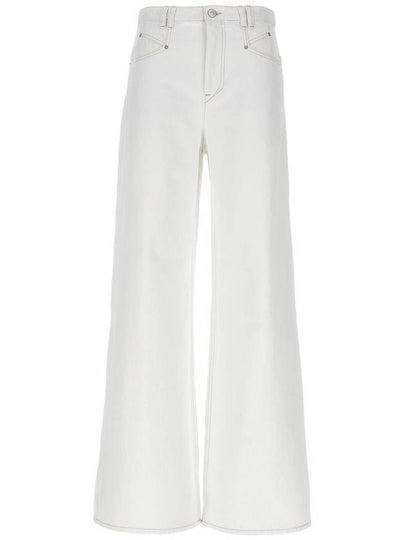 Lemony High Rise Wide Jeans PA0052FAB1H06I - ISABEL MARANT - BALAAN 2