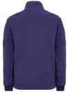 Men's Batavia Nylon Cotton Zip-Up Jacket Purple Blue - STONE ISLAND - BALAAN 3