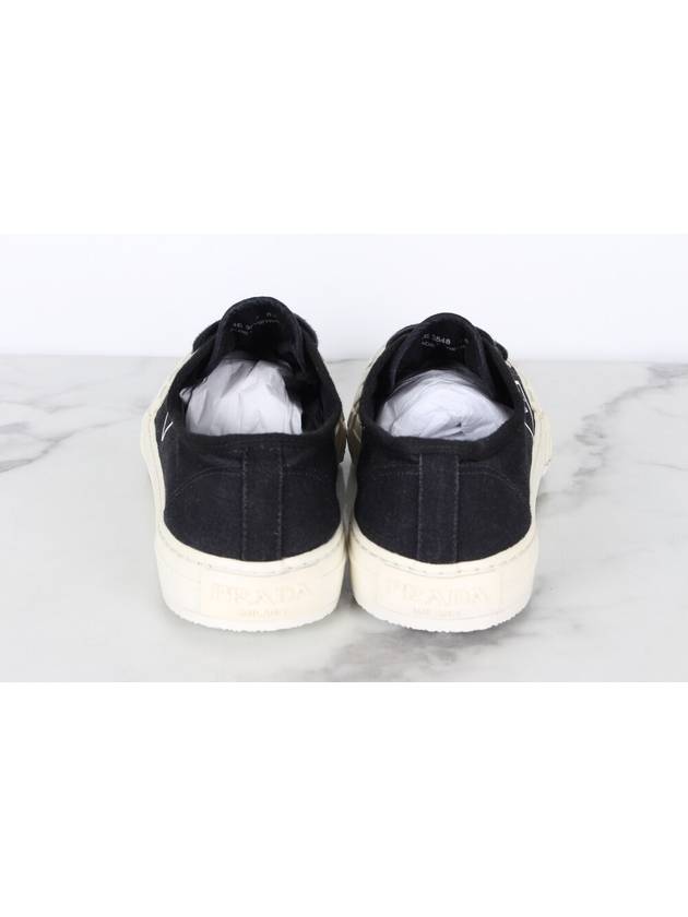 Cassette wheel triangle logo sneakers 6 5 255 - PRADA - BALAAN 3