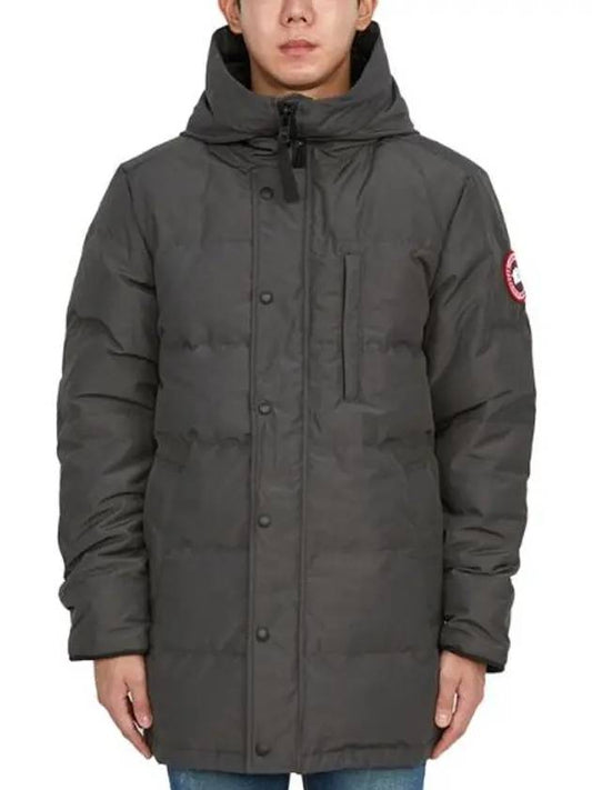 Carson Hooded Padding Parka Grey - CANADA GOOSE - BALAAN 1