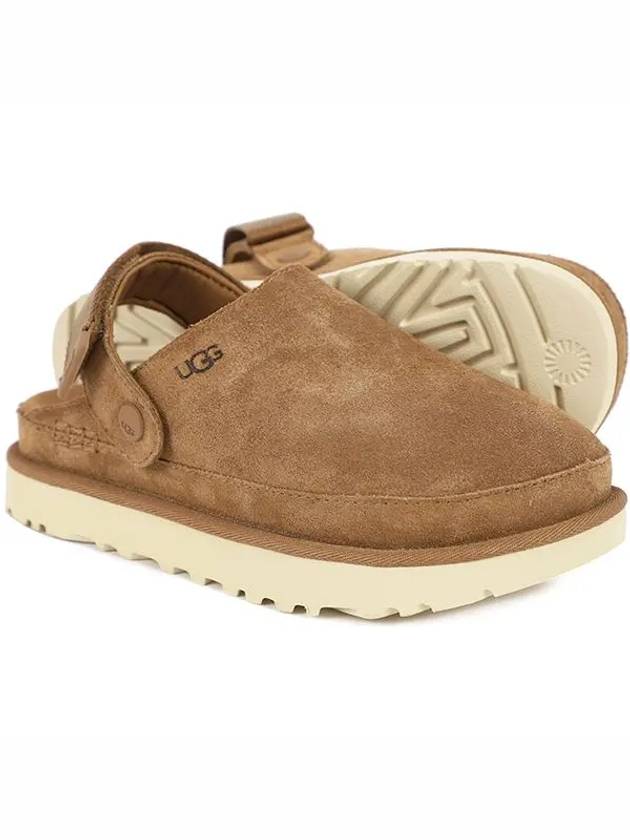 Women's Golden Star Suede Clog Mule Chestnut - UGG - BALAAN 3