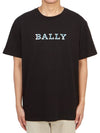 Men s short sleeve t shirt M5BAC09F 901 - BALLY - BALAAN 1