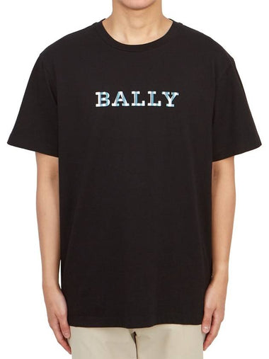 Men s short sleeve t shirt M5BAC09F 901 - BALLY - BALAAN 1