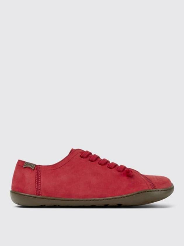 Peu Leather Low Top Sneakers Red - CAMPER - BALAAN 1