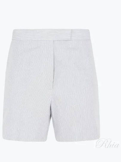 RWB Pinstripe Classic Backstrap Shorts Medium Grey - THOM BROWNE - BALAAN 2