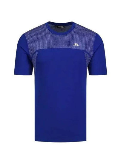 Kai Seamless Short Sleeve T-Shirt Blue - J.LINDEBERG - BALAAN 2