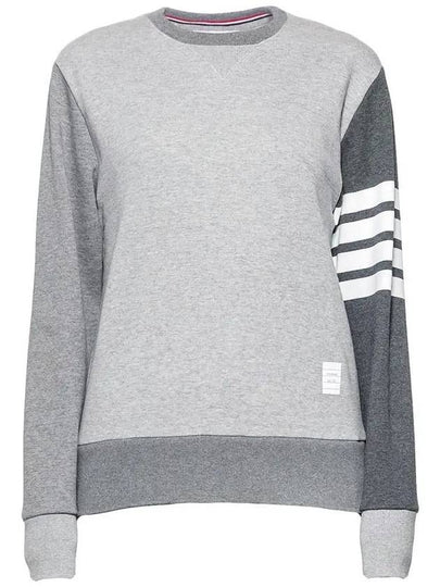 4 Bar Striped Knit Top Grey - THOM BROWNE - BALAAN 2