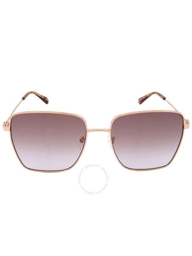 Moschino Pink Gradient Square Ladies Sunglasses MOS072/G/S 0DDB/QR 59 - MOSCHINO - BALAAN 1