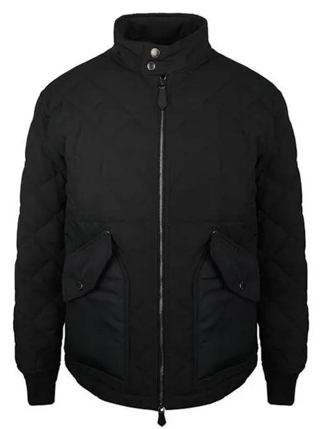 Diamond Quilted Thermoregulated Jacket Black - BURBERRY - BALAAN 2