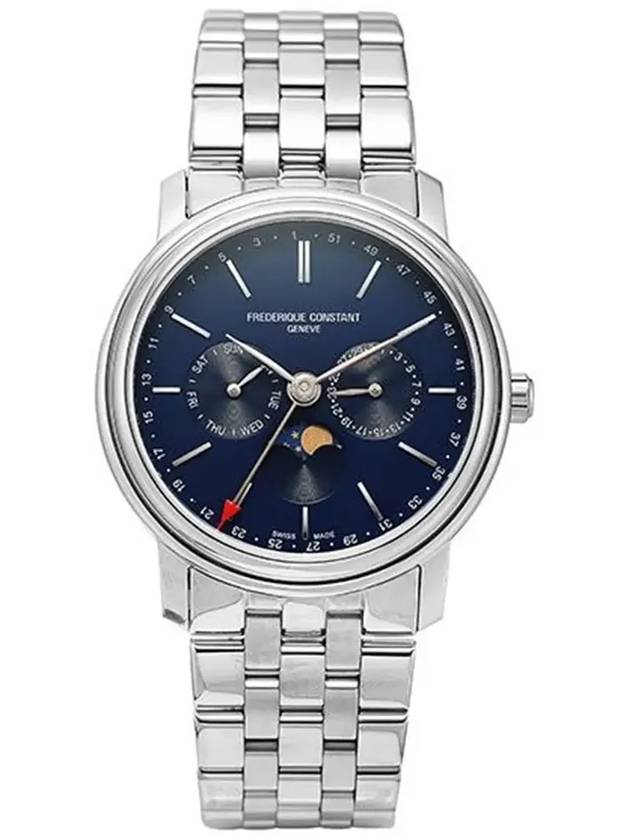 Classic Index Business Timer Watch Silver - FREDERIQUE CONSTANT - BALAAN 5