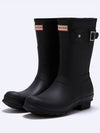 Original Matte Short Rain Boots Black - HUNTER - BALAAN 4