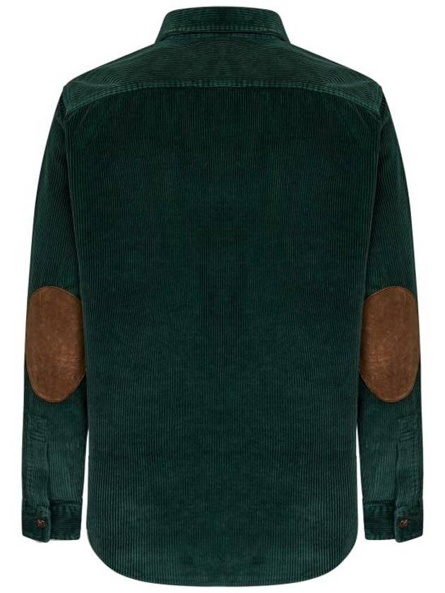 Corduroy Long Sleeve Shirt Green - POLO RALPH LAUREN - BALAAN 3