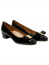 Vara Bow Patent Pumps Black - SALVATORE FERRAGAMO - BALAAN 2