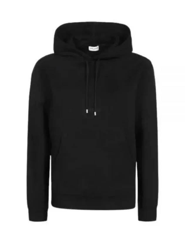 Logo Hoodie Black - SAINT LAURENT - BALAAN 2