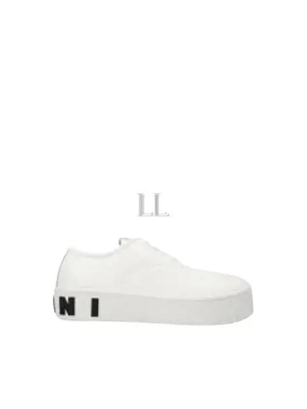 Maxi Logo Low Top Sneakers White - MARNI - BALAAN 2