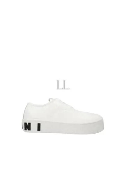 Maxi Logo Low Top Sneakers White - MARNI - BALAAN 2