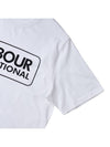 International Essential Large Logo Short Sleeve T-Shirt White - BARBOUR - BALAAN 5