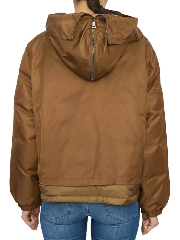 Agora Hooded Padding Brown - MAX MARA - BALAAN 6