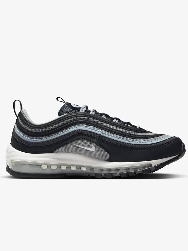 Air Max 97 Low Top Sneakers Black Iron Grey Blue Tint - NIKE - BALAAN 4