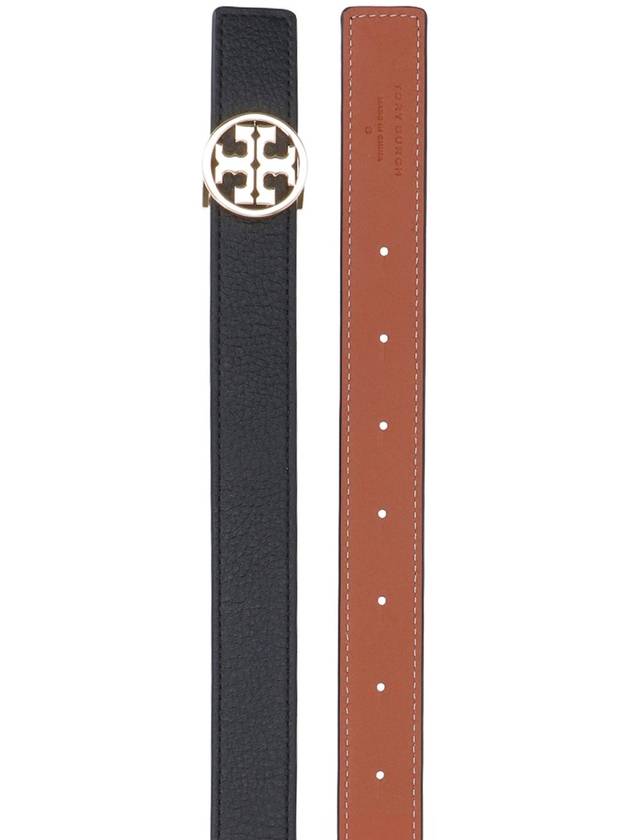 1 Miller Reversible Leather Belt Black Classic Cuoio - TORY BURCH - BALAAN 3