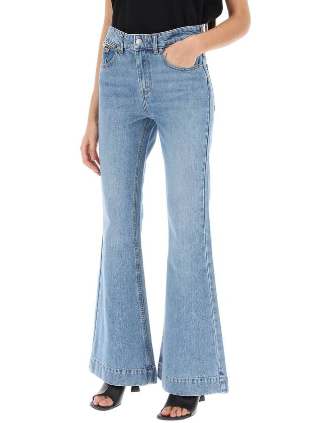 Denim Straight Pants 6D0181 3SPH564599 Blue - STELLA MCCARTNEY - BALAAN 5