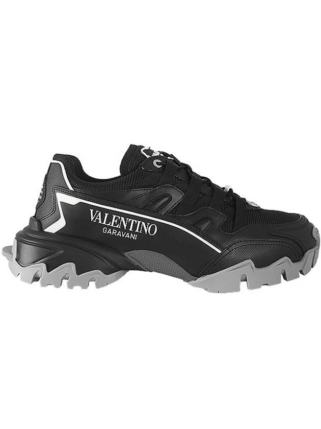 Climbers Low Top Sneakers Black - VALENTINO - BALAAN 2