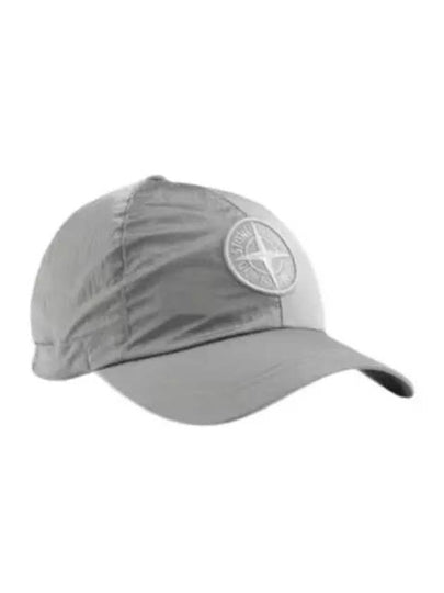 Nylon Logo Ball Cap Grey - STONE ISLAND - BALAAN 2