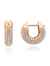 Dextera Hoop Earrings Rose Gold - SWAROVSKI - BALAAN 3