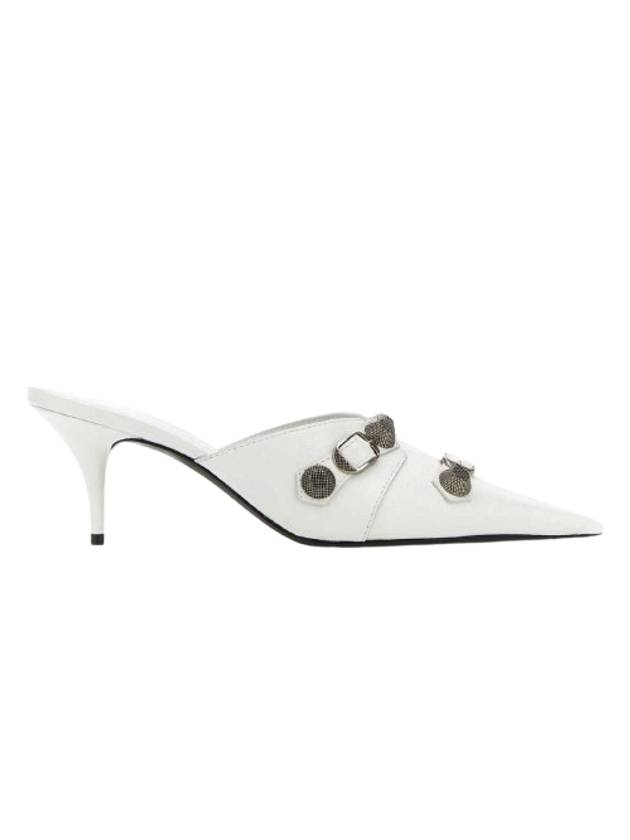 CAGOLE Arena Lambskin Mule Optic White - BALENCIAGA - BALAAN 1