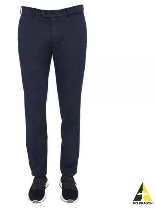Tapered Chino Cotton Straight Pants Navy - BRUNELLO CUCINELLI - BALAAN 2