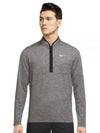 Men's Golf Dri-Fit Victory Heather Half Zip Top Grey - NIKE - BALAAN 2