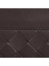 Intrecciato Leather Card Wallet Dark Brown - BOTTEGA VENETA - BALAAN 5