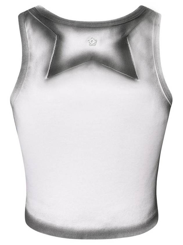 Women's Runway Spray Logo Recycled Sleeveless White - ULKIN - BALAAN 3