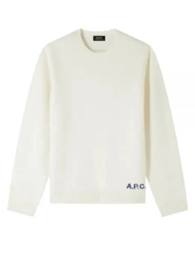 Edward Intarsia Knit Top White - A.P.C. - BALAAN 2