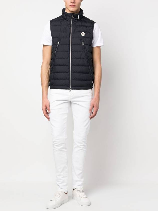 Albyt Padded Down Vest Night Blue - MONCLER - BALAAN 3