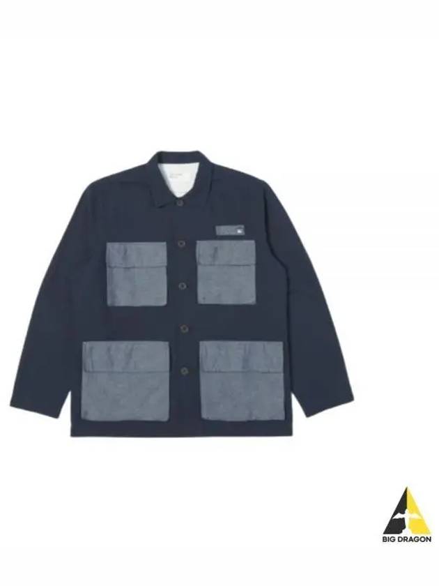 Universal Works PHOTOGRAPHERS JACKET NAVYGREY 28173 Photographer - UNIVERSAL WORKS - BALAAN 1