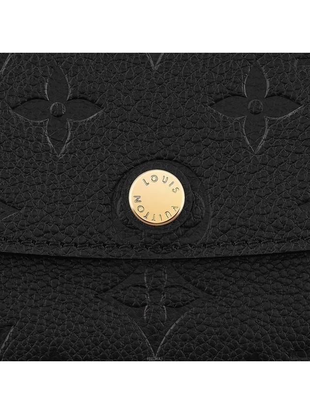 Emilie Wallet Monogram Empreinte Black - LOUIS VUITTON - BALAAN 6