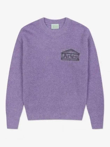 Waffle Knit Lilac STAR20022LLC - ARIES - BALAAN 1