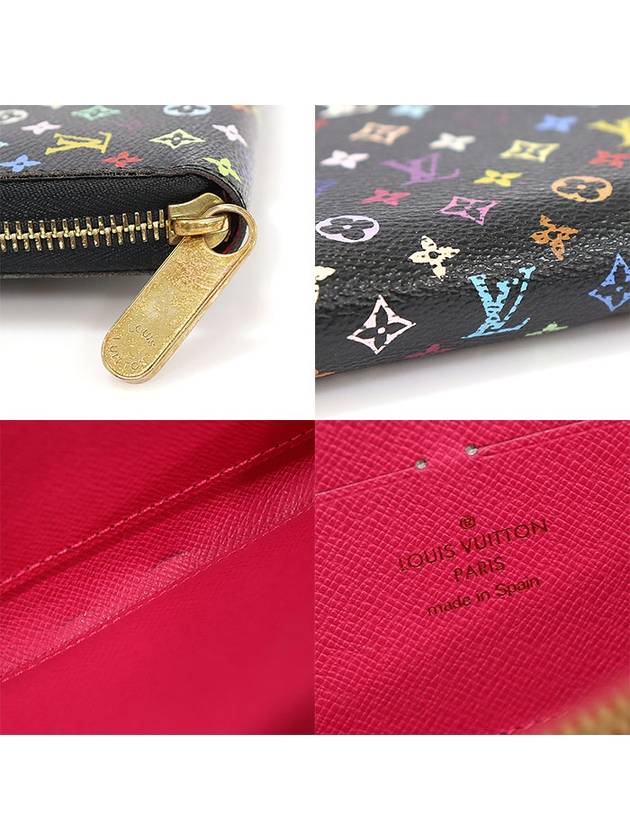 M60243 Monogram Multi color Black Zippy Wallet Long - LOUIS VUITTON - BALAAN 7