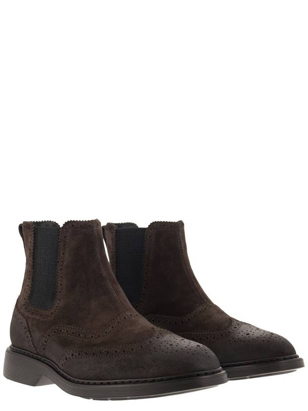 chelsea boots brown - HOGAN - BALAAN 5