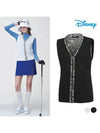 Disney Lettering Zip-up Knit Vest Vest DO1LKV001 - DISNEY GOLF - BALAAN 1