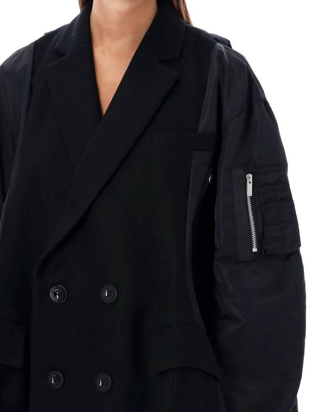 Sacai Melton Hybrid Jacket - SACAI - BALAAN 3