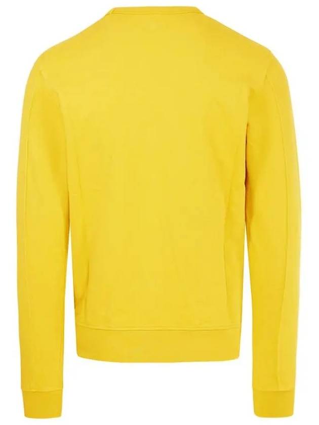 Men's Light Fleece Lens Wappen Sweatshirt Yellow - CP COMPANY - BALAAN 4