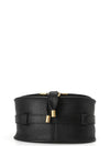 Marcie Saddle Small Grained Leather Cross Bag Black - CHLOE - BALAAN 5