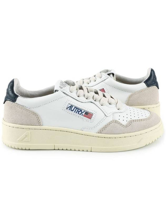 Medalist Navy Tab Low Top Sneakers White Blue - AUTRY - BALAAN 2