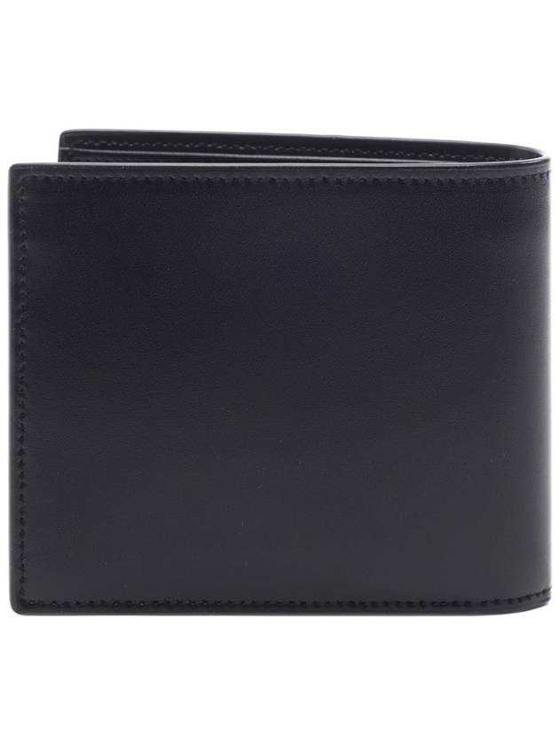 Tiny Cassandre Monogram Half Wallet Black - SAINT LAURENT - BALAAN 5