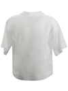 Bronzo Ramie Blouse White - MAX MARA - BALAAN 3