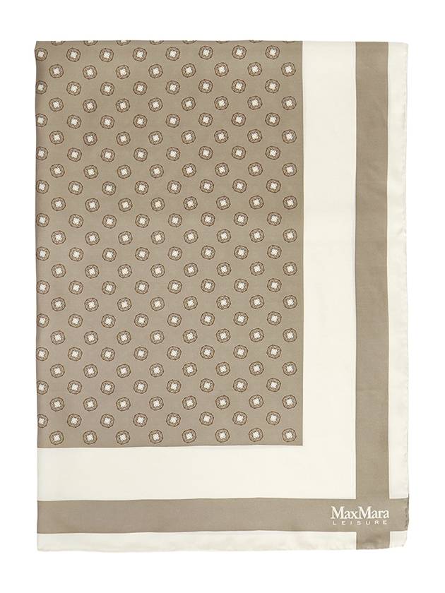 Silk Orel Muffler Beige - MAX MARA - BALAAN 2